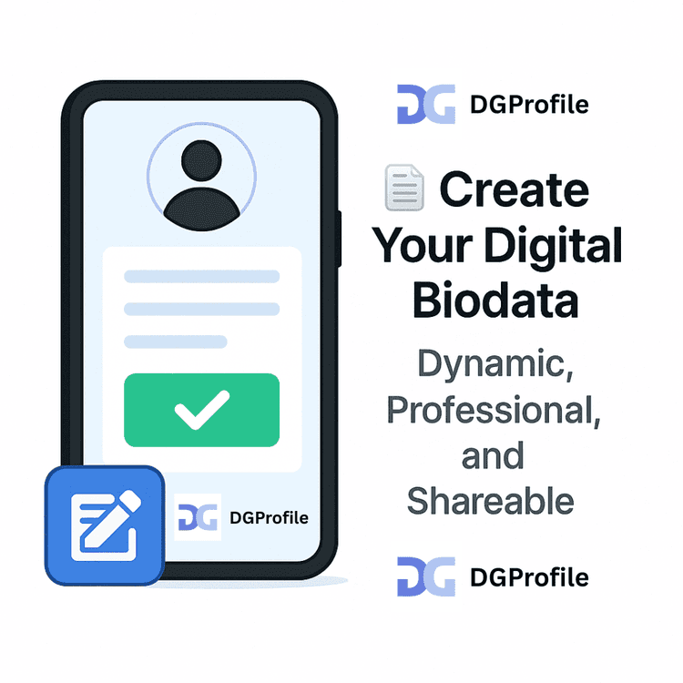Create your Digital Biodata - Dynamic, Professional, and Shareable